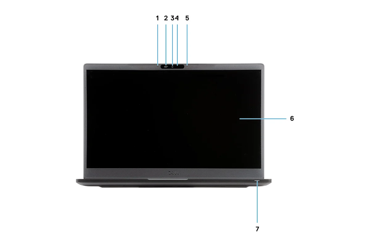 Referenční obrázek výrobce Dell Latitude 7400 Touch – technický referenční pohled výrobce
