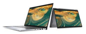 Referenční obrázek výrobce Dell Latitude 7420 – výrobní reference – otevřený a přetočený pohled