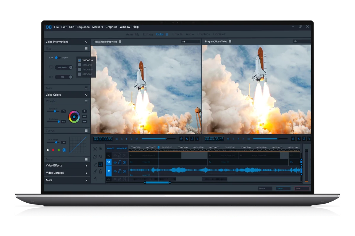 Referenční obrázek výrobce Dell Precision 5550 – pohled zepředu