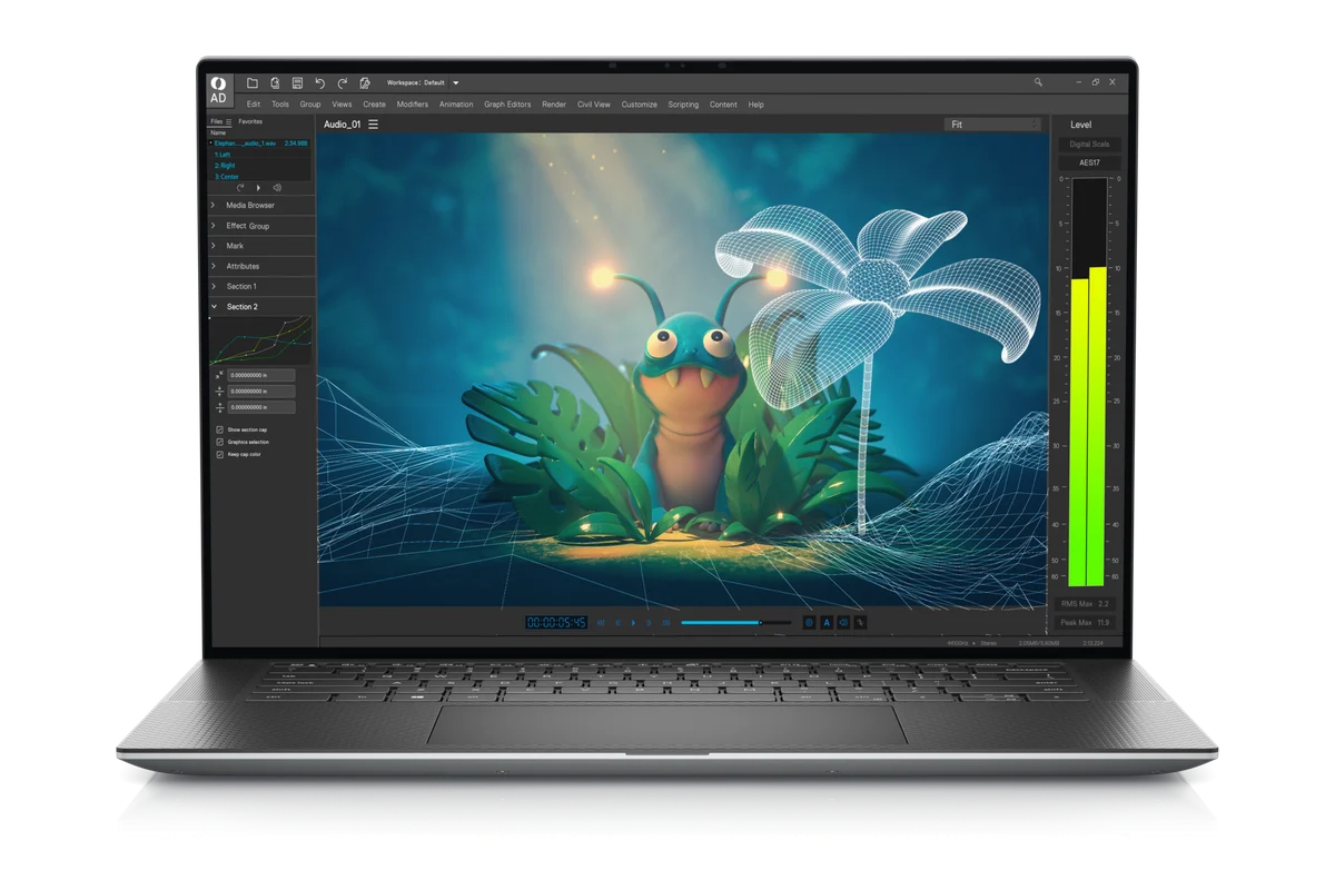 Referenční obrázek výrobce Dell Precision 5570 – pohled zepředu