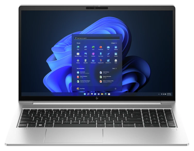 Referenční obrázek výrobce HP EliteBook 650 G10 – pohled zepředu