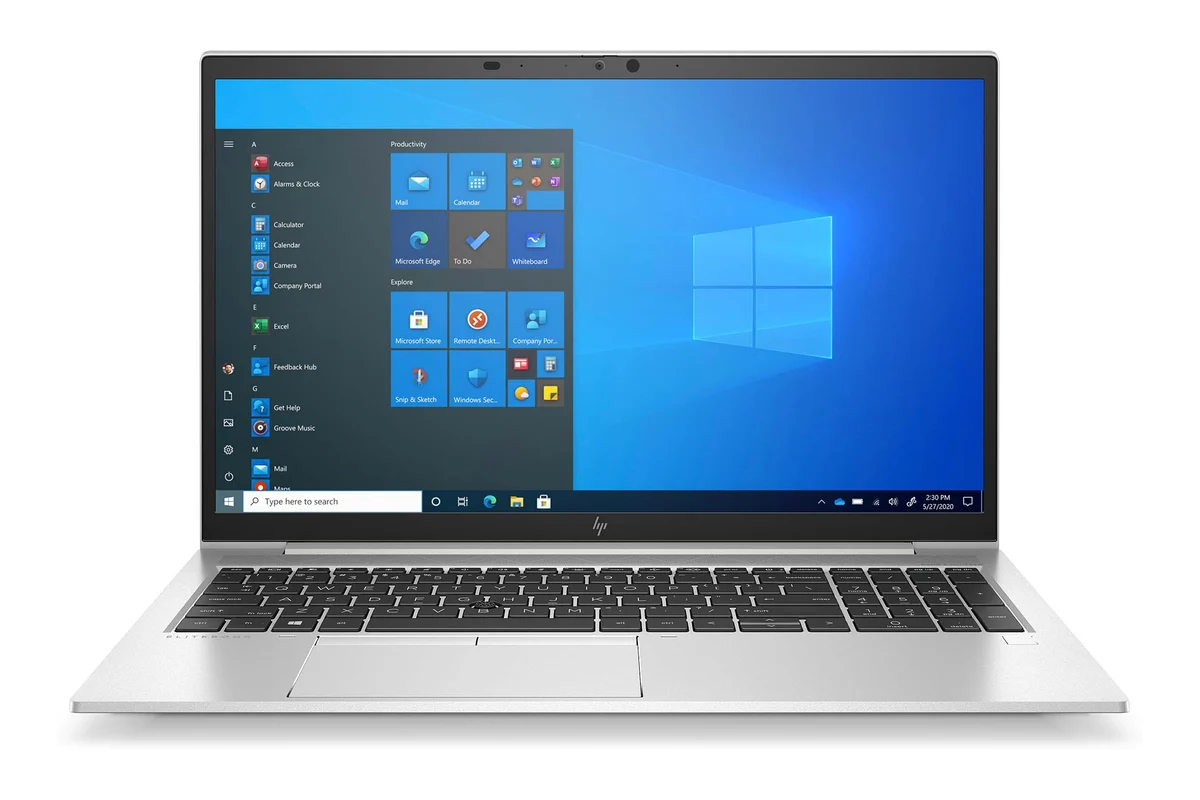 Referenční obrázek výrobce HP EliteBook 850 G8 – pohled zepředu