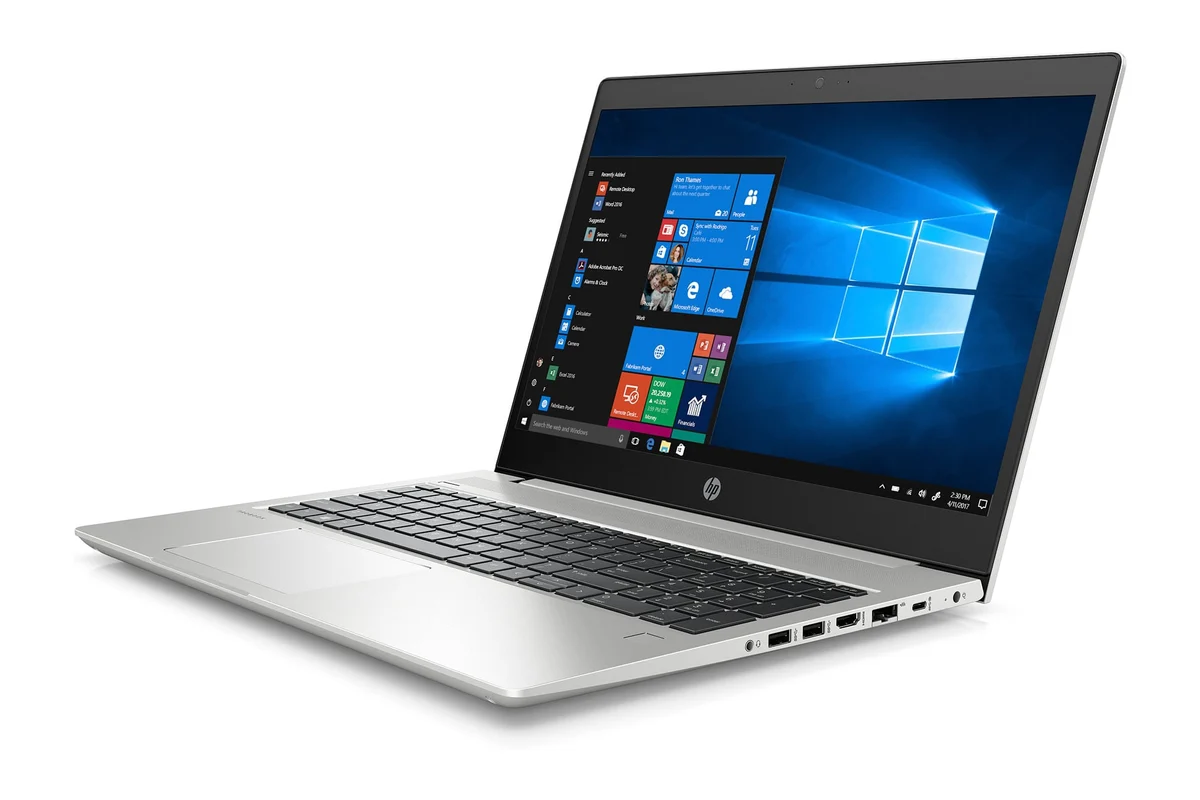 Referenční obrázek výrobce HP ProBook 450 G7 – pohled zepředu