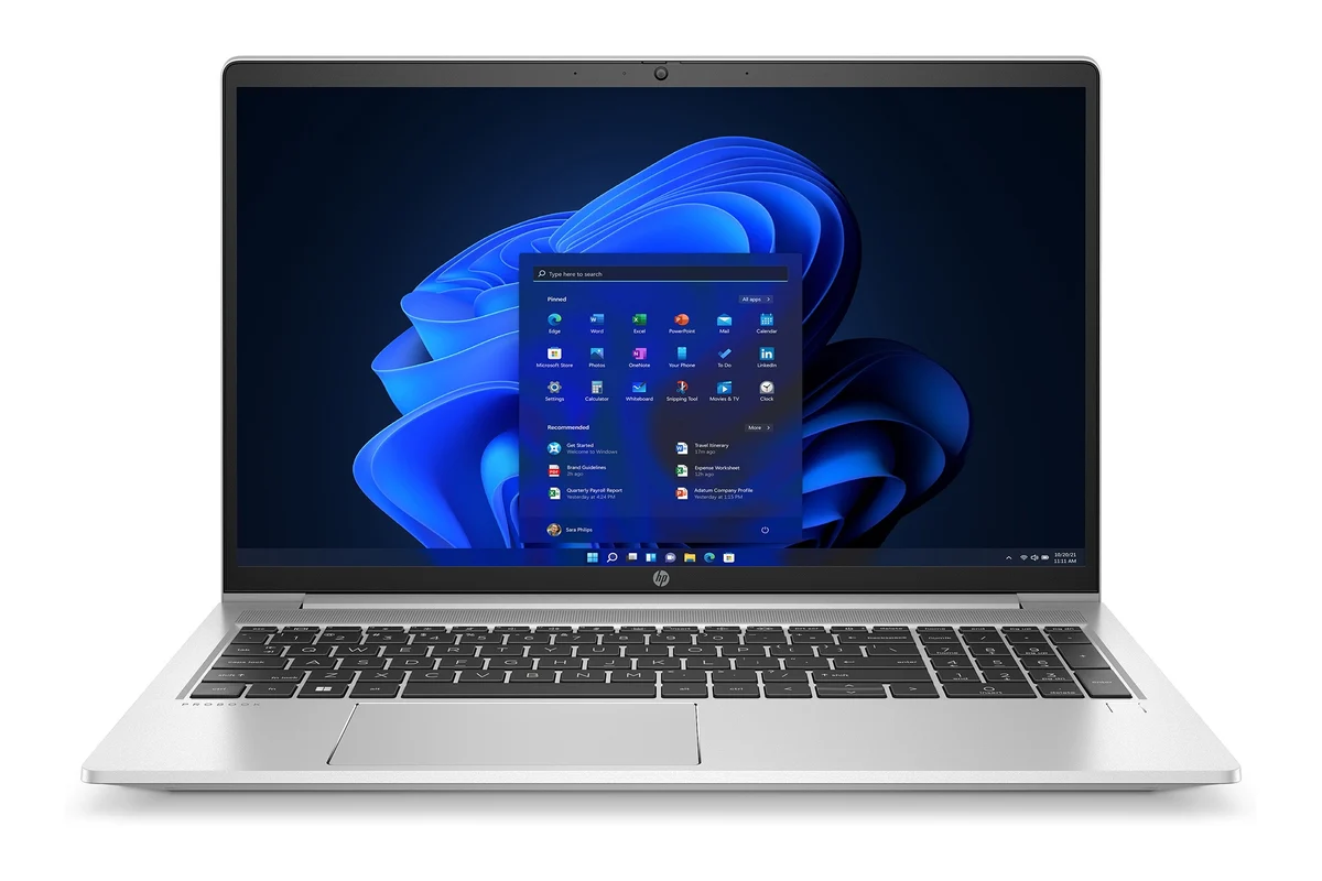 Referenční obrázek výrobce HP ProBook 450 G9 – pohled zepředu