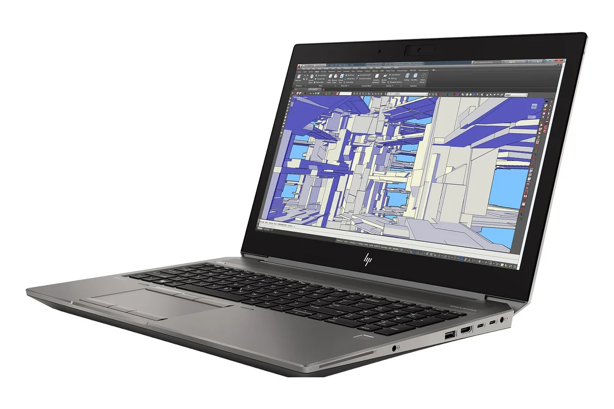 Referenční obrázek výrobce HP ZBook 15 G6 – pohled zepředu
