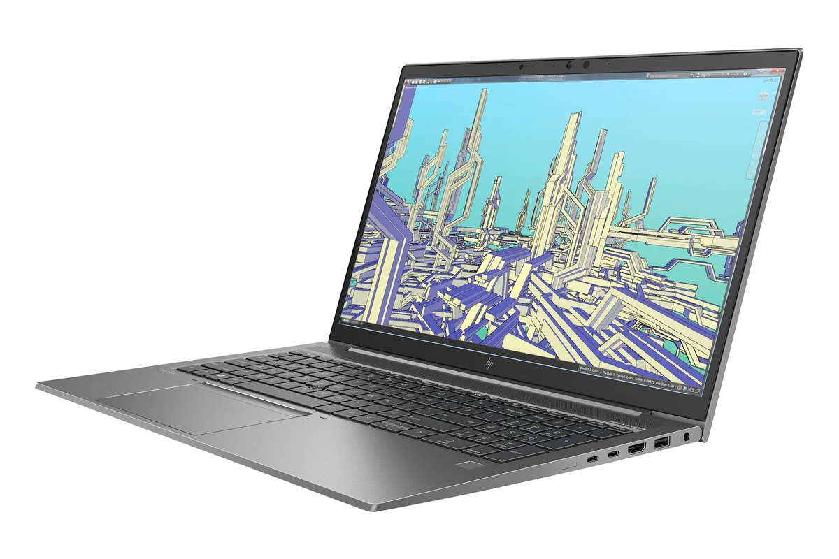 Referenční obrázek výrobce HP ZBook Firefly 15 G7 – pohled zepředu