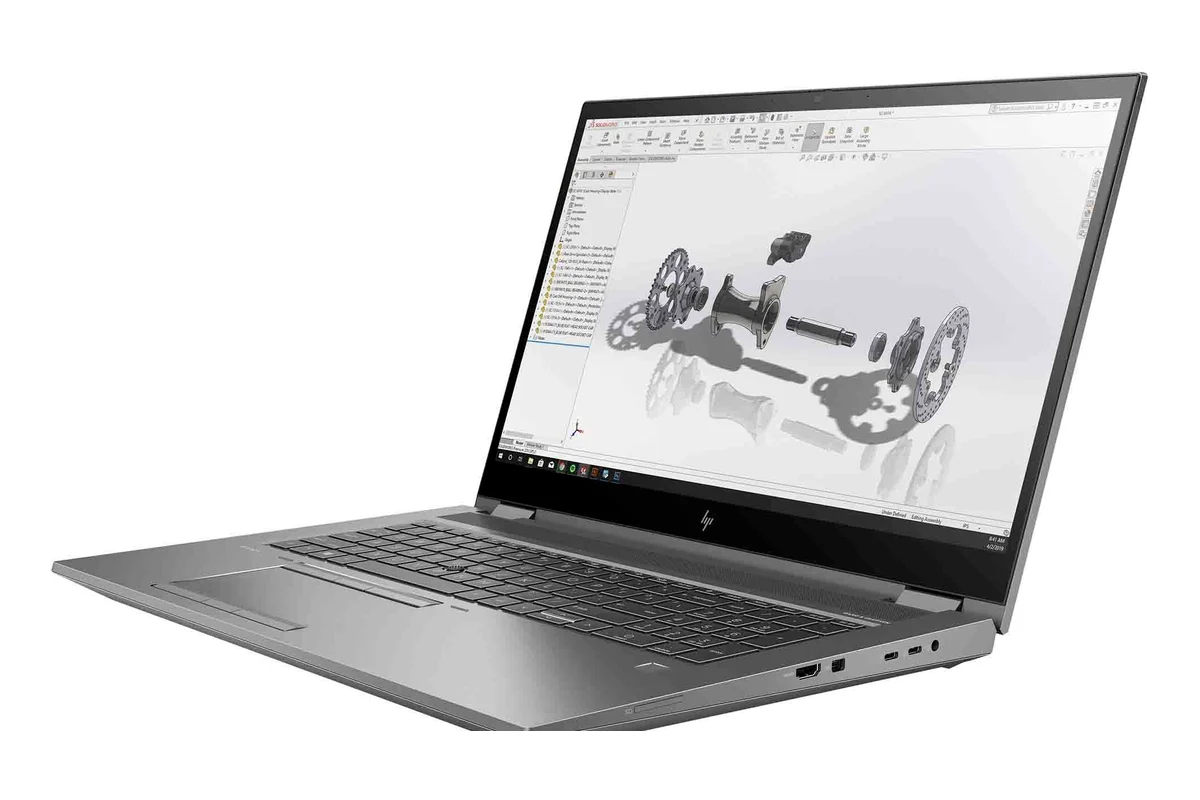 Referenční obrázek výrobce HP ZBook Fury 17 G7 – pohled zepředu