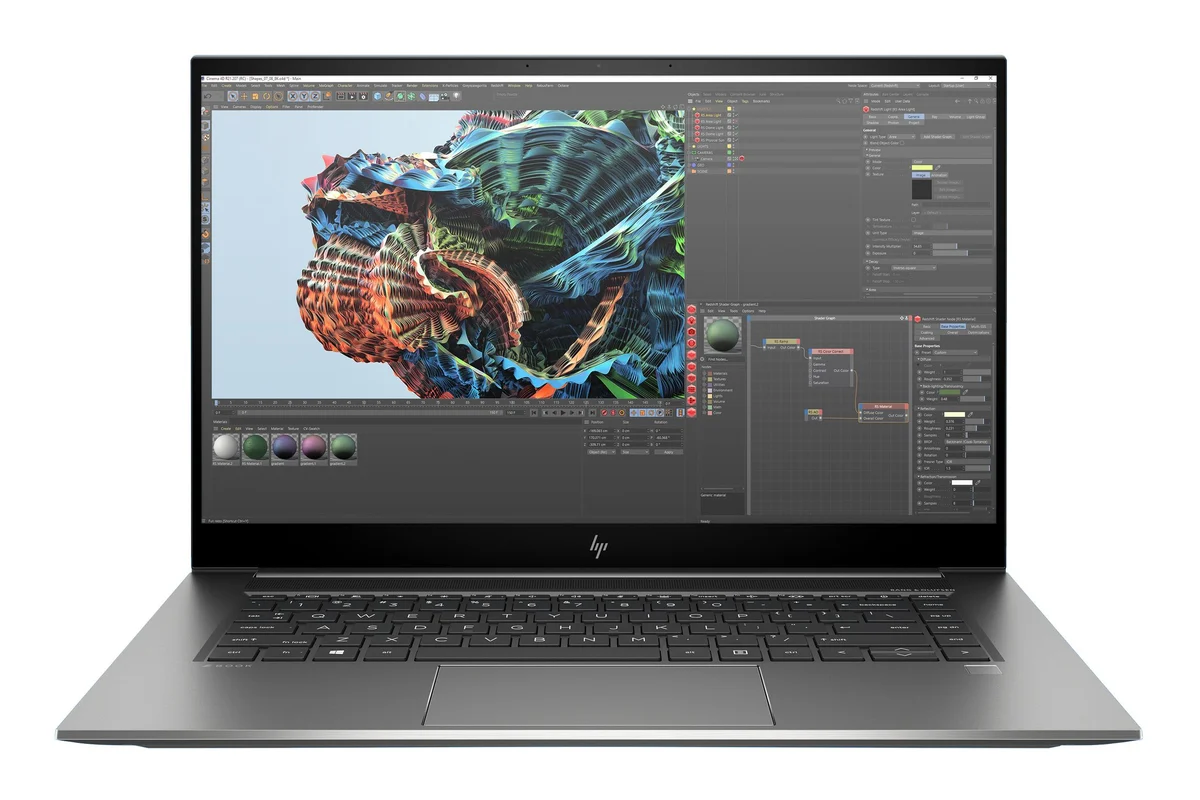 Referenční obrázek výrobce HP ZBook Studio G8 – pohled zepředu