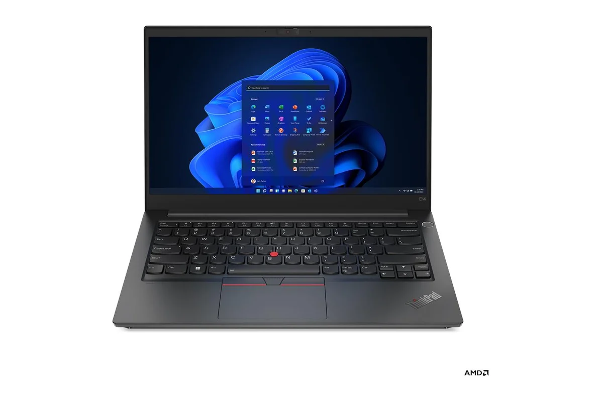 Referenční obrázek výrobce Lenovo ThinkPad E14 Gen 4 – pohled zepředu