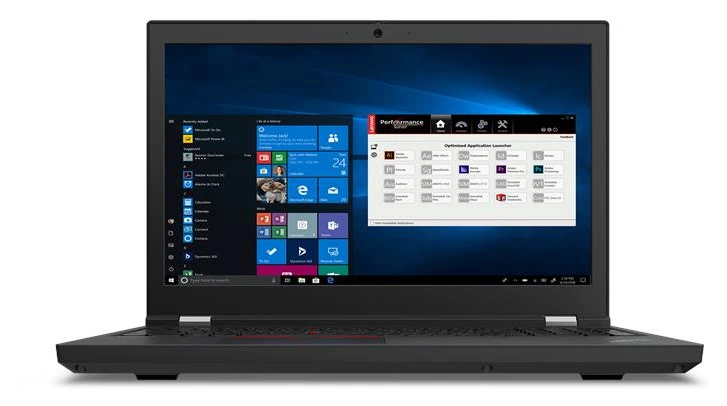 Referenční obrázek výrobce Lenovo Thinkpad P15 Gen 2 – pohled zepředu