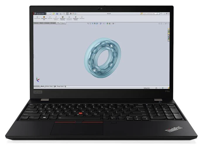 Referenční obrázek výrobce Lenovo ThinkPad P15s Gen 2 – pohled zepředu