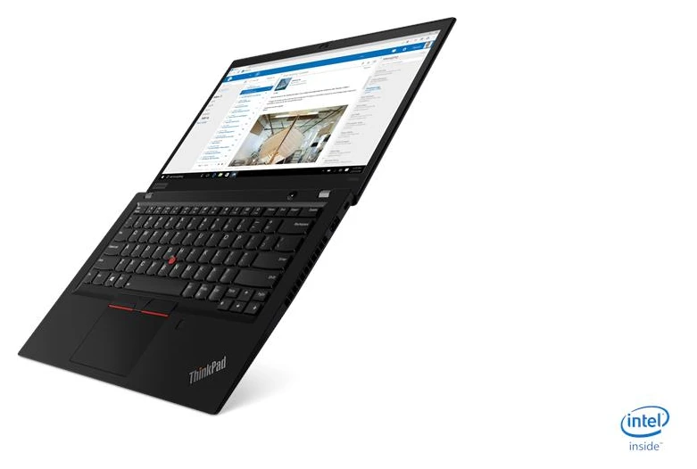 Referenční obrázek výrobce Lenovo ThinkPad T490s Touch – pohled zepředu