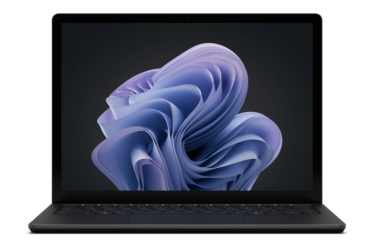 Referenční obrázek výrobce Microsoft Surface Laptop 6 Black – pohled zepředu
