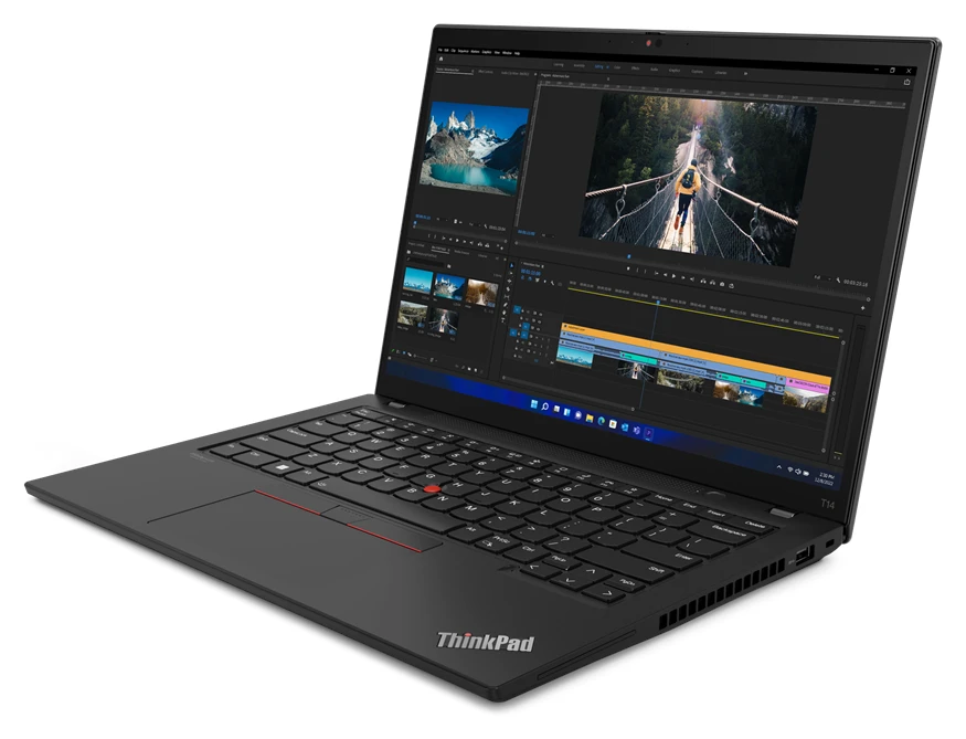 Referenční obrázek výrobce Lenovo ThinkPad T14 Gen 3 – pohled zepředu