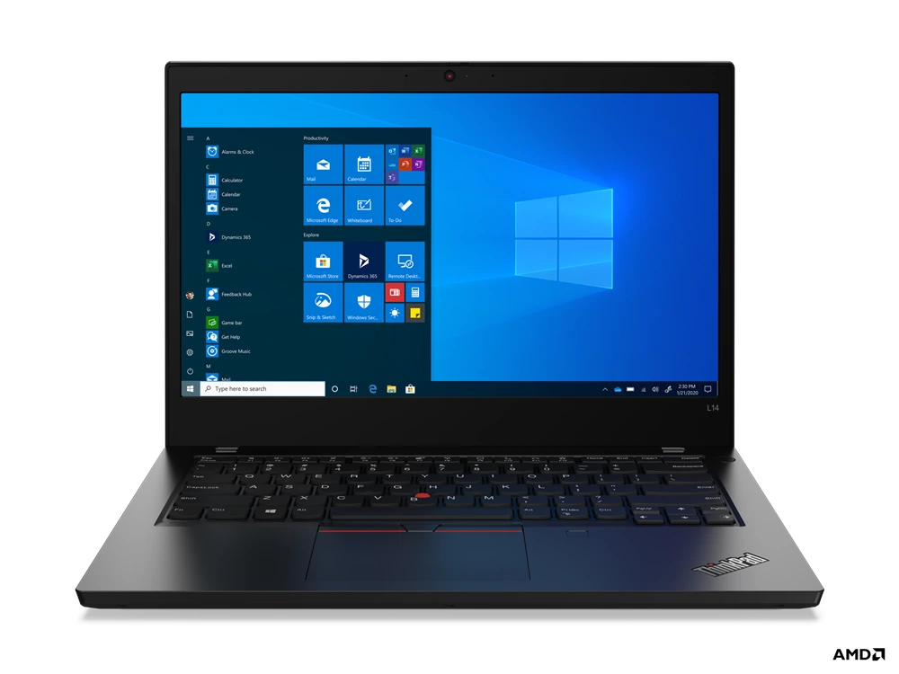 Referenční obrázek výrobce Lenovo ThinkPad L14 Gen 2 Touch – pohled zepředu